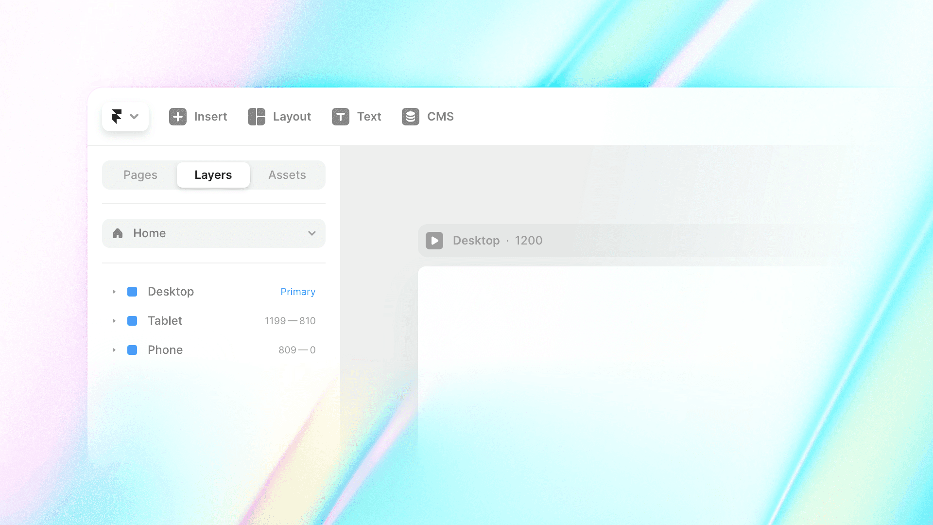 Page Switcher Interface
